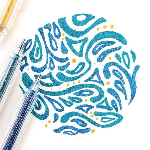 Color-Changing Fluorescent Greeting Card Colored Pens - Picture 4 of 7